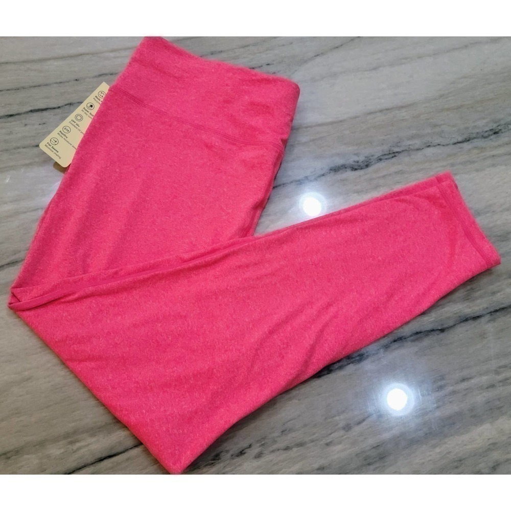 Ideology Flamenco Pink Plus Size 1X Leggings - Picture 2 of 9